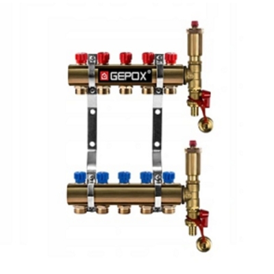 Rozdzielacz 5 obwodów do grzejników C.O grzejnikowy